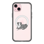 スリムプロテクションプレミアムケース with MagSafe［ オリジナル - CASEPLAYイヌ - border collie ］