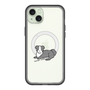 スリムプロテクションプレミアムケース with MagSafe［ オリジナル - CASEPLAYイヌ - border collie ］