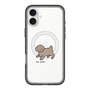 スリムプロテクションプレミアムケース with MagSafe［ オリジナル - CASEPLAYイヌ - toy pooh ］