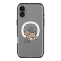 スリムプロテクションプレミアムケース with MagSafe［ オリジナル - CASEPLAYイヌ - toy pooh ］