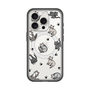 スリムプロテクションプレミアムケース with MagSafe［ オリジナル - CASEPLAYネコ総柄 - color ］