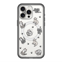 スリムプロテクションプレミアムケース with MagSafe［ オリジナル - CASEPLAYネコ総柄 - color ］