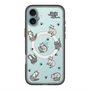 スリムプロテクションプレミアムケース with MagSafe［ オリジナル - CASEPLAYネコ総柄 - color ］