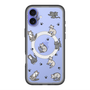 スリムプロテクションプレミアムケース with MagSafe［ オリジナル - CASEPLAYネコ総柄 - color ］