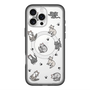 スリムプロテクションプレミアムケース with MagSafe［ オリジナル - CASEPLAYネコ総柄 - color ］