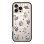 スリムプロテクションプレミアムケース with MagSafe［ オリジナル - CASEPLAYネコ総柄 - color ］