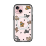 スリムプロテクションプレミアムケース with MagSafe［ オリジナル - CASEPLAYイヌ総柄 - color ］
