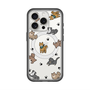 スリムプロテクションプレミアムケース with MagSafe［ オリジナル - CASEPLAYイヌ総柄 - color ］