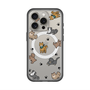 スリムプロテクションプレミアムケース with MagSafe［ オリジナル - CASEPLAYイヌ総柄 - color ］