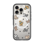 スリムプロテクションプレミアムケース with MagSafe［ オリジナル - CASEPLAYイヌ総柄 - color ］