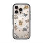 スリムプロテクションプレミアムケース with MagSafe［ オリジナル - CASEPLAYイヌ総柄 - color ］