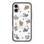 スリムプロテクションプレミアムケース with MagSafe［ オリジナル - CASEPLAYイヌ総柄 - color ］
