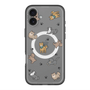スリムプロテクションプレミアムケース with MagSafe［ オリジナル - CASEPLAYイヌ総柄 - color ］