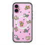 スリムプロテクションプレミアムケース with MagSafe［ オリジナル - CASEPLAYイヌ総柄 - color ］
