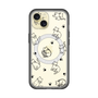 スリムプロテクションプレミアムケース with MagSafe［ オリジナル - CASEPLAYネコ総柄 - black ］