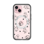 スリムプロテクションプレミアムケース with MagSafe［ オリジナル - CASEPLAYネコ総柄 - black ］