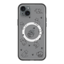 スリムプロテクションプレミアムケース with MagSafe［ オリジナル - CASEPLAYネコ総柄 - black ］