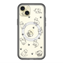 スリムプロテクションプレミアムケース with MagSafe［ オリジナル - CASEPLAYネコ総柄 - black ］