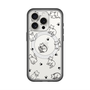 スリムプロテクションプレミアムケース with MagSafe［ オリジナル - CASEPLAYネコ総柄 - black ］
