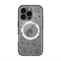 スリムプロテクションプレミアムケース with MagSafe［ オリジナル - CASEPLAYネコ総柄 - black ］