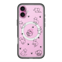 スリムプロテクションプレミアムケース with MagSafe［ オリジナル - CASEPLAYネコ総柄 - black ］