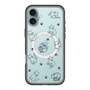 スリムプロテクションプレミアムケース with MagSafe［ オリジナル - CASEPLAYネコ総柄 - black ］