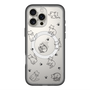 スリムプロテクションプレミアムケース with MagSafe［ オリジナル - CASEPLAYネコ総柄 - black ］