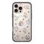 スリムプロテクションプレミアムケース with MagSafe［ オリジナル - CASEPLAYネコ総柄 - black ］