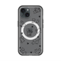 スリムプロテクションプレミアムケース with MagSafe［ オリジナル - CASEPLAYイヌ総柄 - black ］