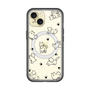 スリムプロテクションプレミアムケース with MagSafe［ オリジナル - CASEPLAYイヌ総柄 - black ］