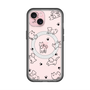 スリムプロテクションプレミアムケース with MagSafe［ オリジナル - CASEPLAYイヌ総柄 - black ］