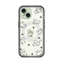 スリムプロテクションプレミアムケース with MagSafe［ オリジナル - CASEPLAYイヌ総柄 - black ］