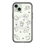 スリムプロテクションプレミアムケース with MagSafe［ オリジナル - CASEPLAYイヌ総柄 - black ］