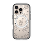 スリムプロテクションプレミアムケース with MagSafe［ オリジナル - CASEPLAYイヌ総柄 - black ］