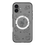 スリムプロテクションプレミアムケース with MagSafe［ オリジナル - CASEPLAYイヌ総柄 - black ］