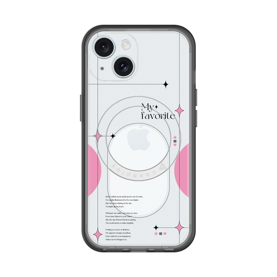 スリムプロテクションプレミアムケース with MagSafe［ オリジナル - チェキケース - ピンク ］