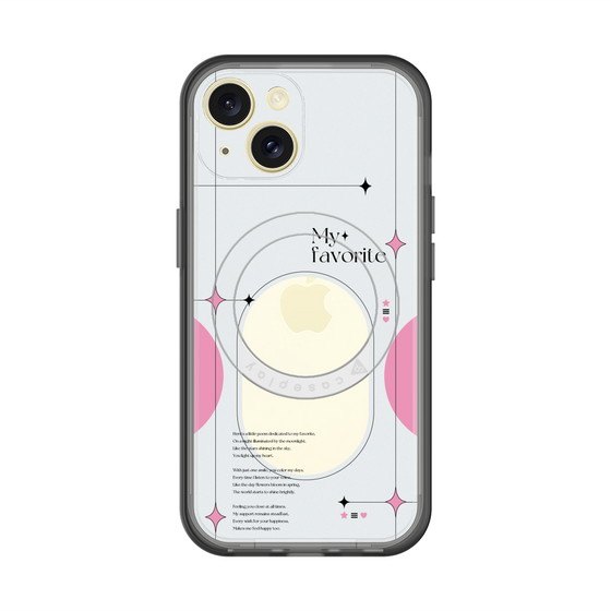 スリムプロテクションプレミアムケース with MagSafe［ オリジナル - チェキケース - ピンク ］