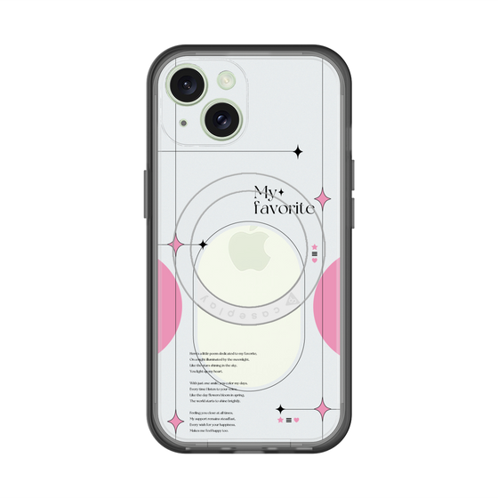 スリムプロテクションプレミアムケース with MagSafe［ オリジナル - チェキケース - ピンク ］