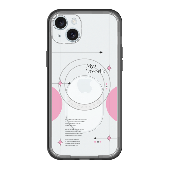 スリムプロテクションプレミアムケース with MagSafe［ オリジナル - チェキケース - ピンク ］