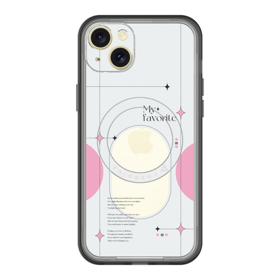 スリムプロテクションプレミアムケース with MagSafe［ オリジナル - チェキケース - ピンク ］