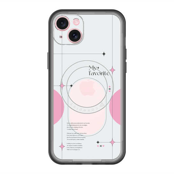 スリムプロテクションプレミアムケース with MagSafe［ オリジナル - チェキケース - ピンク ］