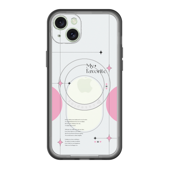 スリムプロテクションプレミアムケース with MagSafe［ オリジナル - チェキケース - ピンク ］