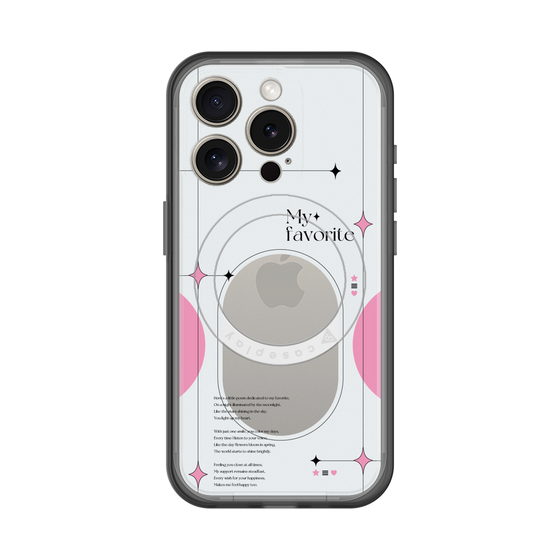 スリムプロテクションプレミアムケース with MagSafe［ オリジナル - チェキケース - ピンク ］