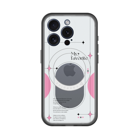 スリムプロテクションプレミアムケース with MagSafe［ オリジナル - チェキケース - ピンク ］