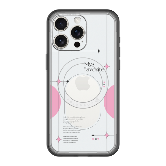 スリムプロテクションプレミアムケース with MagSafe［ オリジナル - チェキケース - ピンク ］