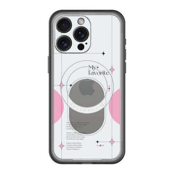 スリムプロテクションプレミアムケース with MagSafe［ オリジナル - チェキケース - ピンク ］