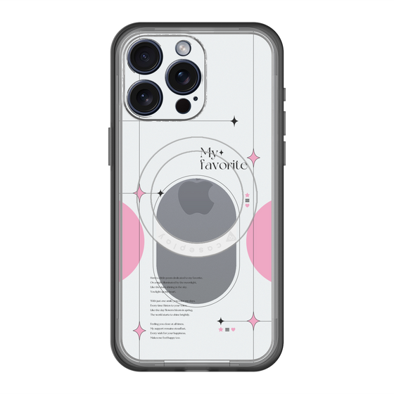 スリムプロテクションプレミアムケース with MagSafe［ オリジナル - チェキケース - ピンク ］