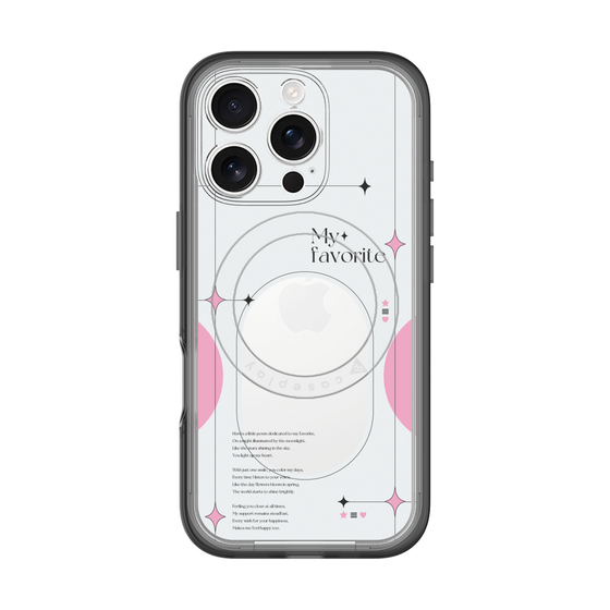 スリムプロテクションプレミアムケース with MagSafe［ オリジナル - チェキケース - ピンク ］