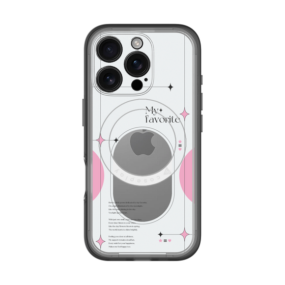 スリムプロテクションプレミアムケース with MagSafe［ オリジナル - チェキケース - ピンク ］