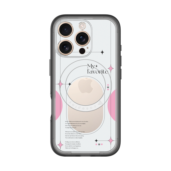 スリムプロテクションプレミアムケース with MagSafe［ オリジナル - チェキケース - ピンク ］